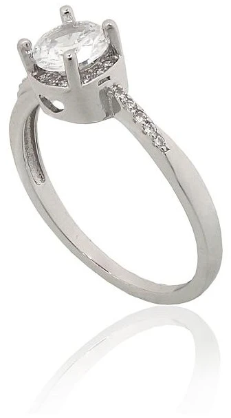 Diamond Sky Jewelry Sidabrinis žiedas su cirkoniais „Junona IX“