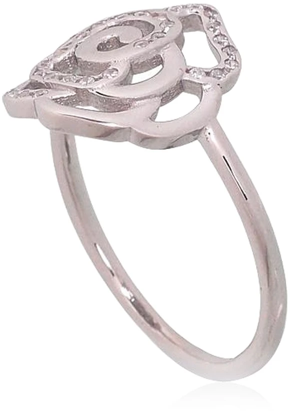 Diamond Sky Jewelry Sidabrinis žiedas su cirkoniais „Rose III“