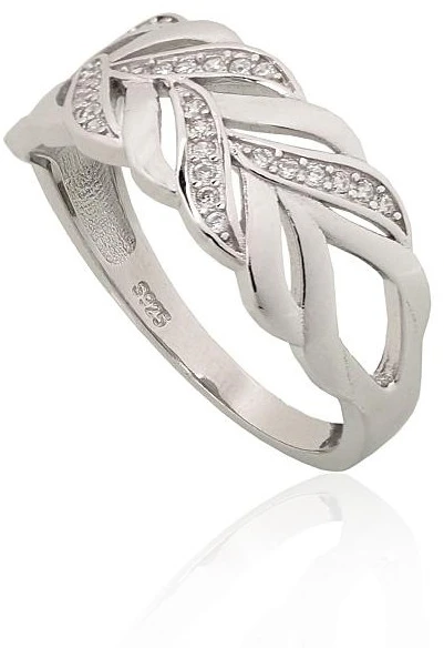 Diamond Sky Jewelry Sidabrinis žiedas su cirkoniais „Louise VIII“