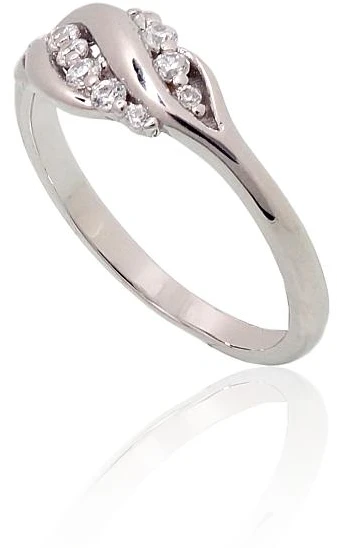 Diamond Sky Jewelry Sidabrinis žiedas su cirkoniais „Louise“