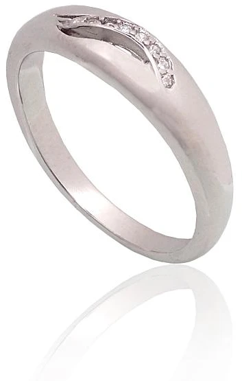 Diamond Sky Jewelry Sidabrinis žiedas su cirkoniais „Kristalo Takas“