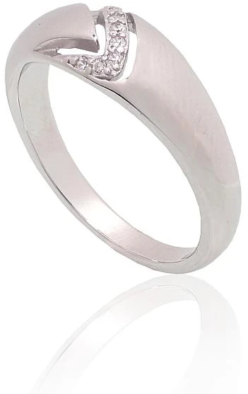 Diamond Sky Jewelry Sidabrinis žiedas su cirkoniais „Kristalo Takas V“