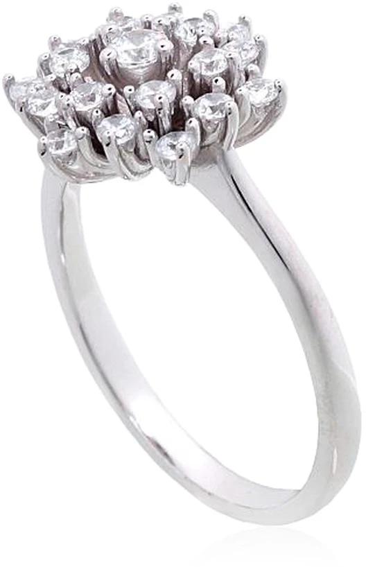 Diamond Sky Jewelry Sidabrinis žiedas su cirkoniais „Frozen Light III“