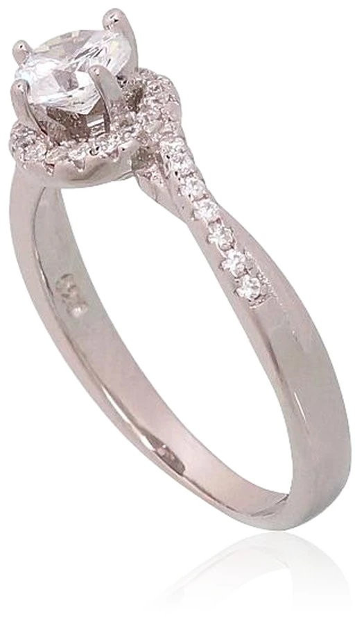 Diamond Sky Jewelry Sidabrinis žiedas su cirkoniais „Junona XV“
