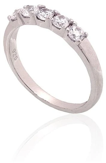 Diamond Sky Jewelry Sidabrinis žiedas su cirkoniais „Kristalo Takas XI“