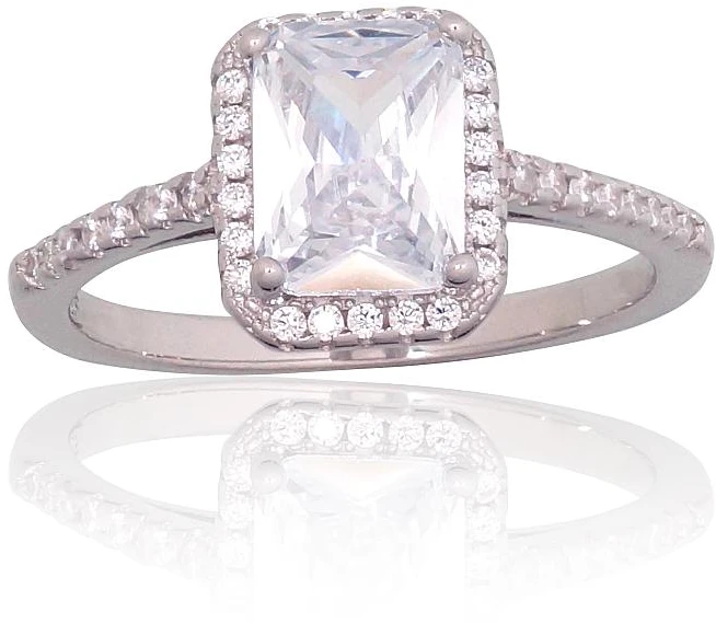 Diamond Sky Jewelry Sidabrinis žiedas su cirkoniais „Lourdes II“