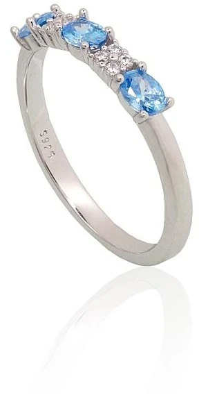 Diamond Sky Jewelry Sidabrinis žiedas su cirkoniais „Kamelija IV“