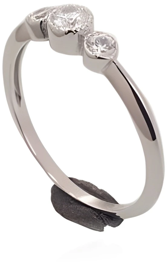 Diamond Sky Jewelry Sidabrinis žiedas su cirkoniais „Stardust Circle“