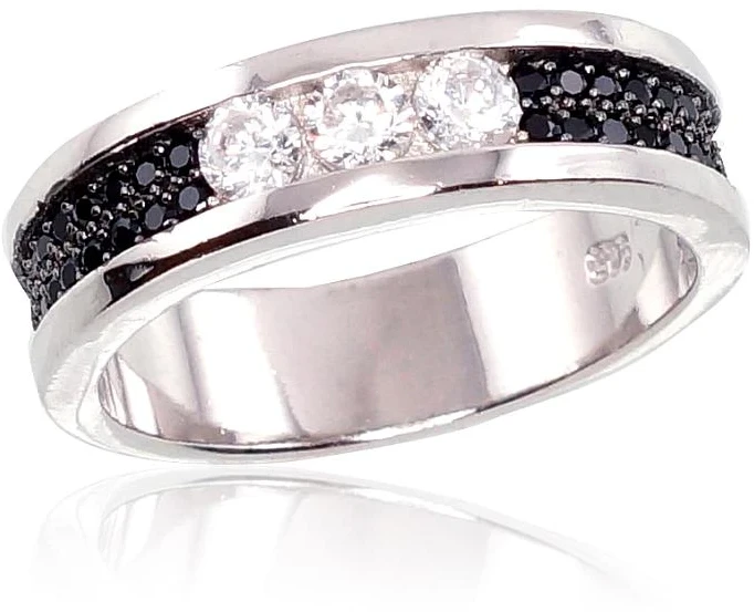 Diamond Sky Jewelry Sidabrinis žiedas su cirkoniais „Gothic II“