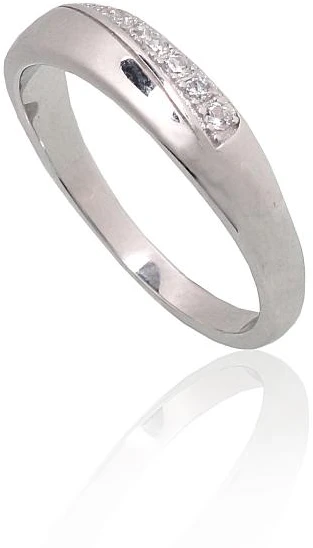 Diamond Sky Jewelry Sidabrinis žiedas su cirkoniais „Kristalo Takas IX“