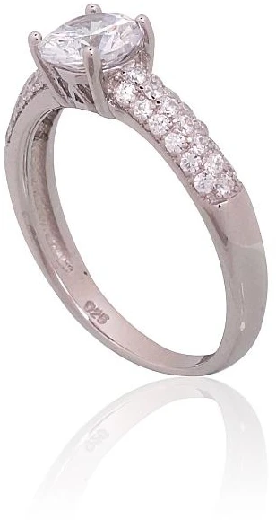 Diamond Sky Jewelry Sidabrinis žiedas su cirkoniais „Junona XII“