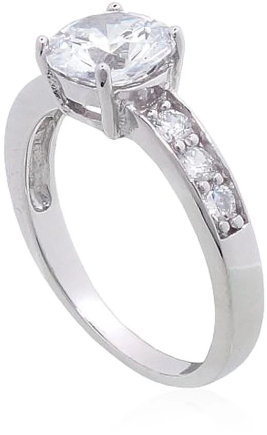 Diamond Sky Jewelry Sidabrinis žiedas su cirkoniais „Junona XIII“