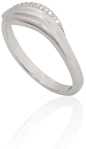 Diamond Sky Jewelry Sidabrinis žiedas su cirkoniais „Kristalo Takas III“