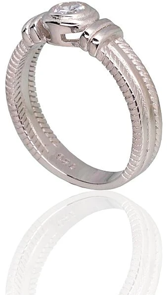 Diamond Sky Jewelry Sidabrinis žiedas su cirkoniais „Tokijas III“