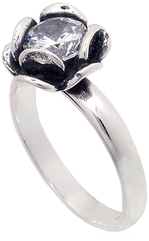 Diamond Sky Jewelry Sidabrinis žiedas su cirkoniais „Frozen Dew“