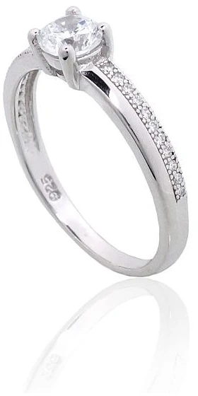 Diamond Sky Jewelry Sidabrinis žiedas su cirkoniais „Junona X“
