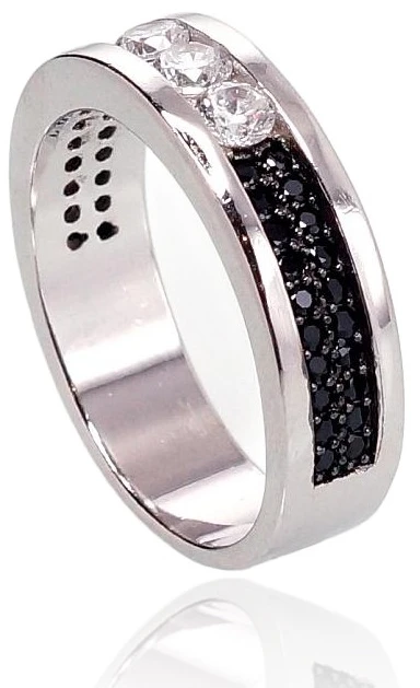 Diamond Sky Jewelry Sidabrinis žiedas su cirkoniais „Gothic II“