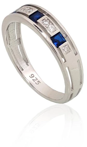 Diamond Sky Jewelry Sidabrinis žiedas su cirkoniais „Mosaic“