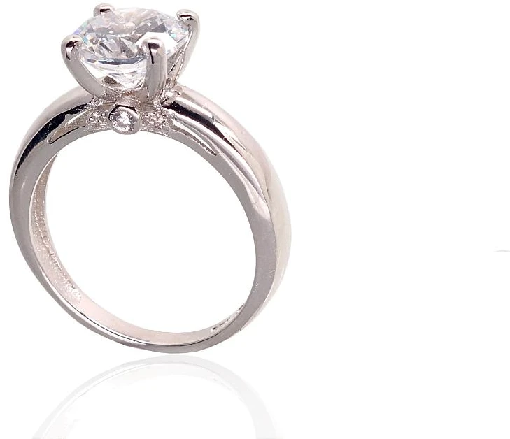 Diamond Sky Jewelry Sidabrinis žiedas su cirkoniais „Juno“