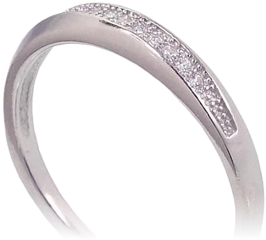 Diamond Sky Jewelry Sidabrinis žiedas su cirkoniais „Shining Path V“