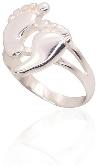 Diamond Sky Jewelry Sidabrinis žiedas „Traces in the Sand“