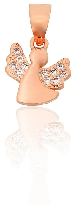 Diamond Sky Jewelry Vaikiškas sidabrinis pakabukas su cirkoniais „Little Angel III“
