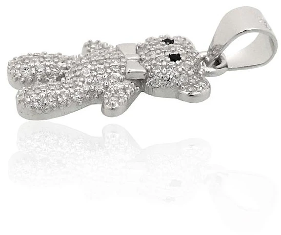 Diamond Sky Jewelry Vaikiškas sidabrinis pakabukas su cirkoniais „Cub II“