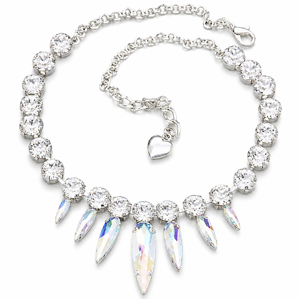 Diamond Sky Jewelry Vestuvinis vėrinys „Atlantis (Aurora Borealis)“ su Swarovski™ kristalais