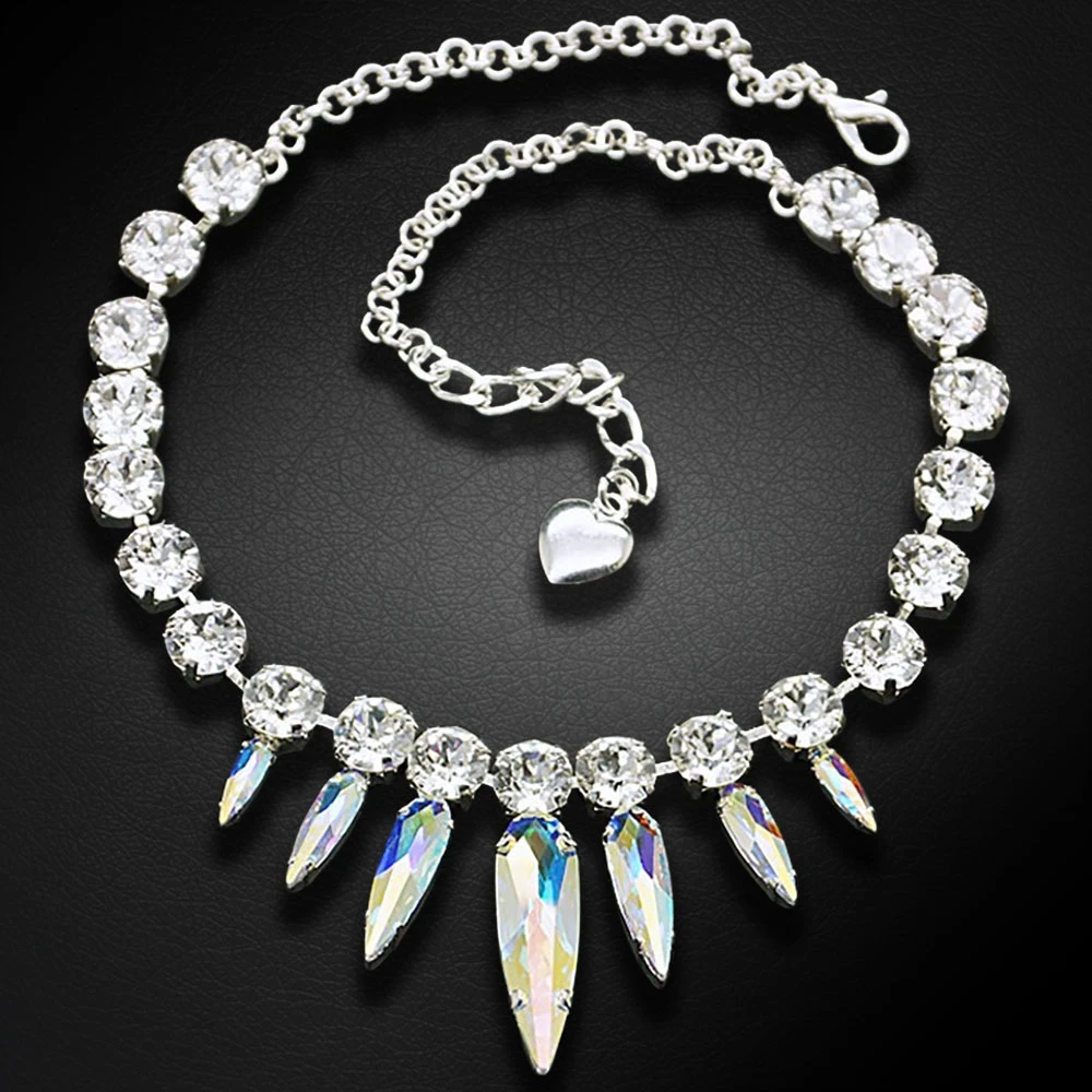Diamond Sky Jewelry Vestuvinis vėrinys „Atlantis (Aurora Borealis)“ su Swarovski™ kristalais