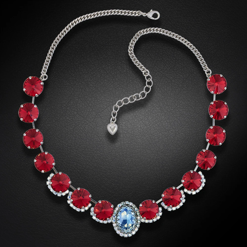 Diamond Sky Jewelry Vestuvinis vėrinys „Safi's Charm (Scarlet)“ su Swarovski™ kristalais