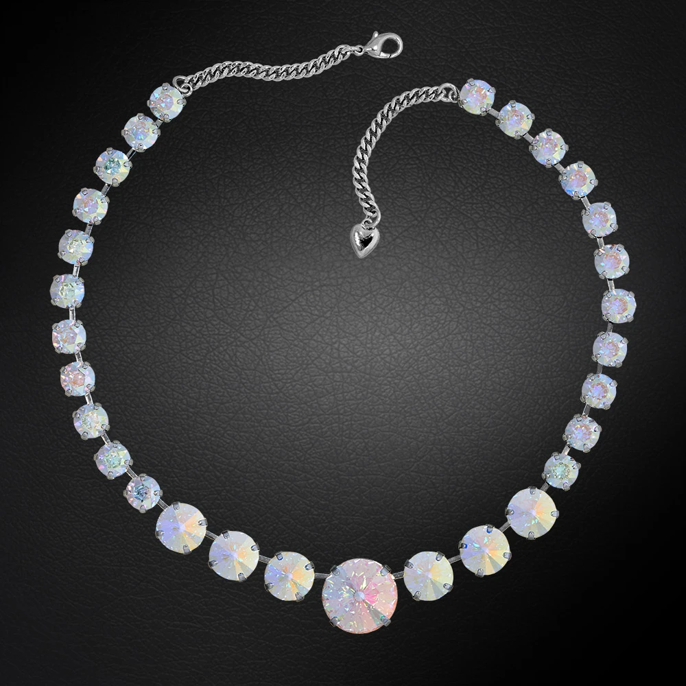 Diamond Sky Jewelry Vestuvinis vėrinys „Summer (Aurora Borealis)“ su Swarovski™ kristalais