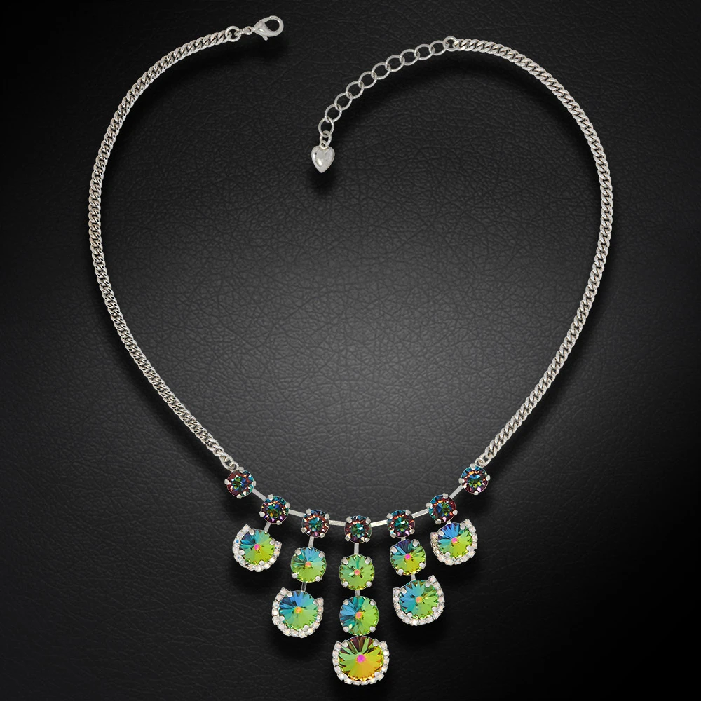 Diamond Sky Jewelry Vestuvinis vėrinys „Vortex III (Vitrail Medium)“ su Swarovski™ kristalais