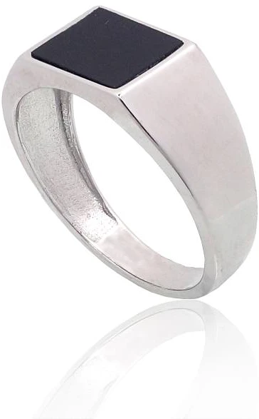 Diamond Sky Jewelry Vyriškas sidabrinis žiedas su oniksu „Bastian II“