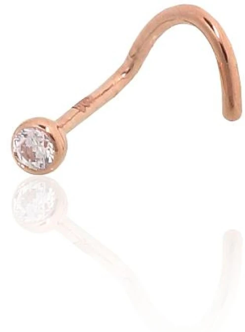Diamond Sky Jewelry Auksinis pilvo auskaras su cirkoniais „Juno Mini XIII“