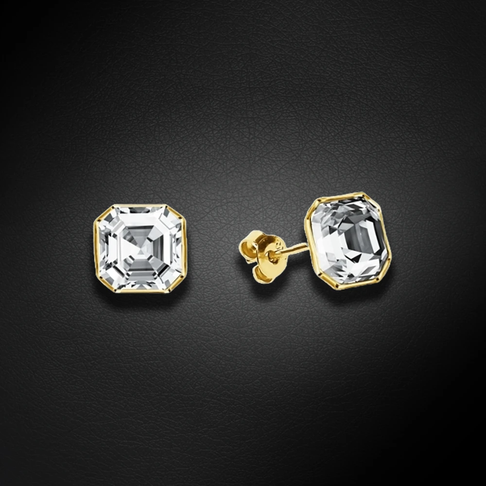 Spark Sidabriniai auskarai „Imperial II“ su Swarovski® kristalais