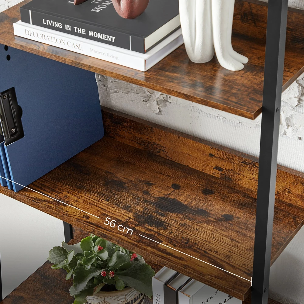 Songmics Vasagle 5 lygių knygų spinta