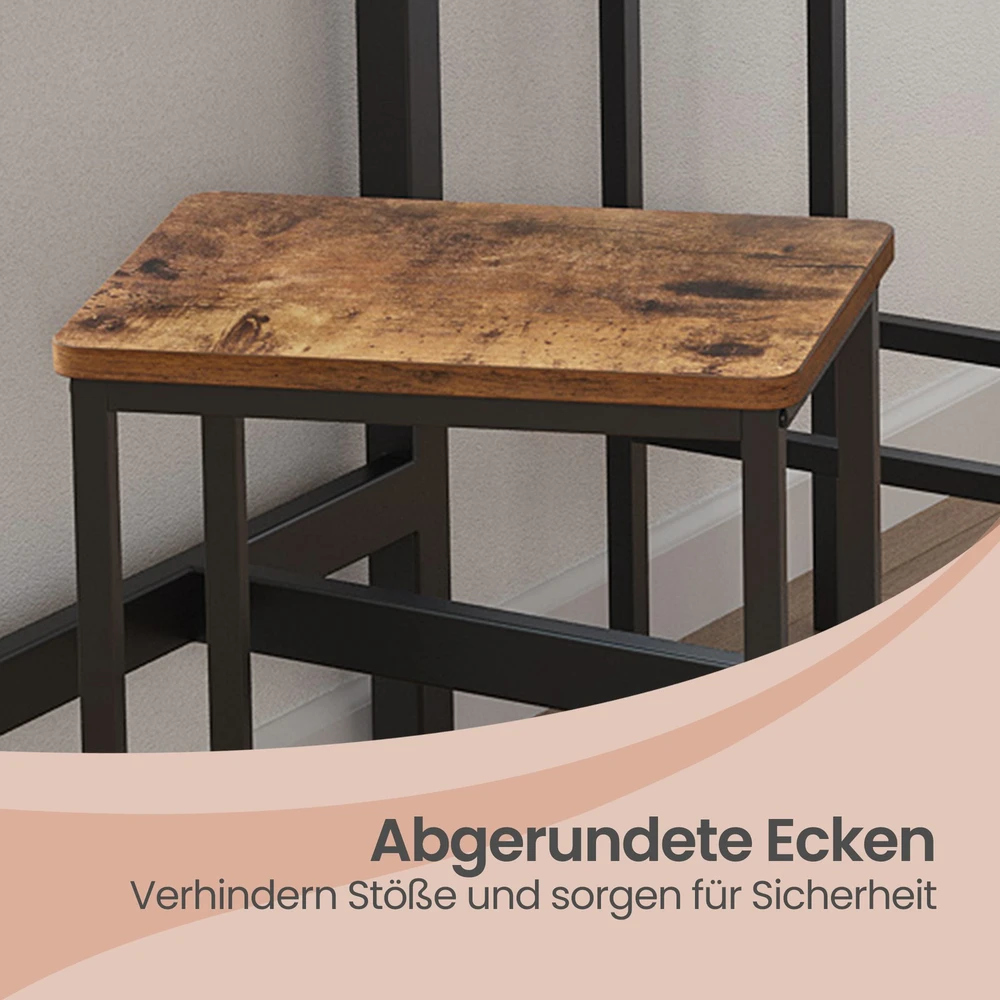 Songmics Baro kėdės 2vnt. VASAGLE 40x30x65 cm