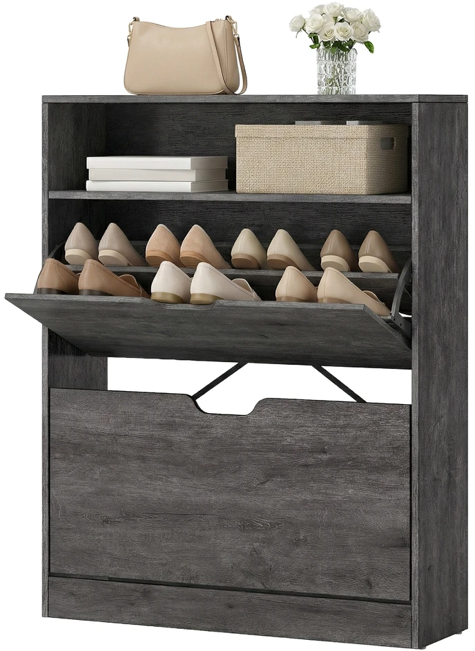 Songmics Batų spintelė 24 x 80 x 102 cm