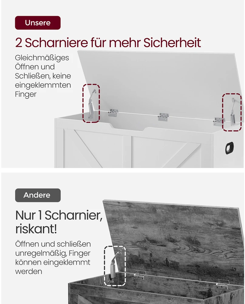Songmics Vasagle Prieškambario batų suolas su daiktų laikymo vieta matinės baltos spalvos