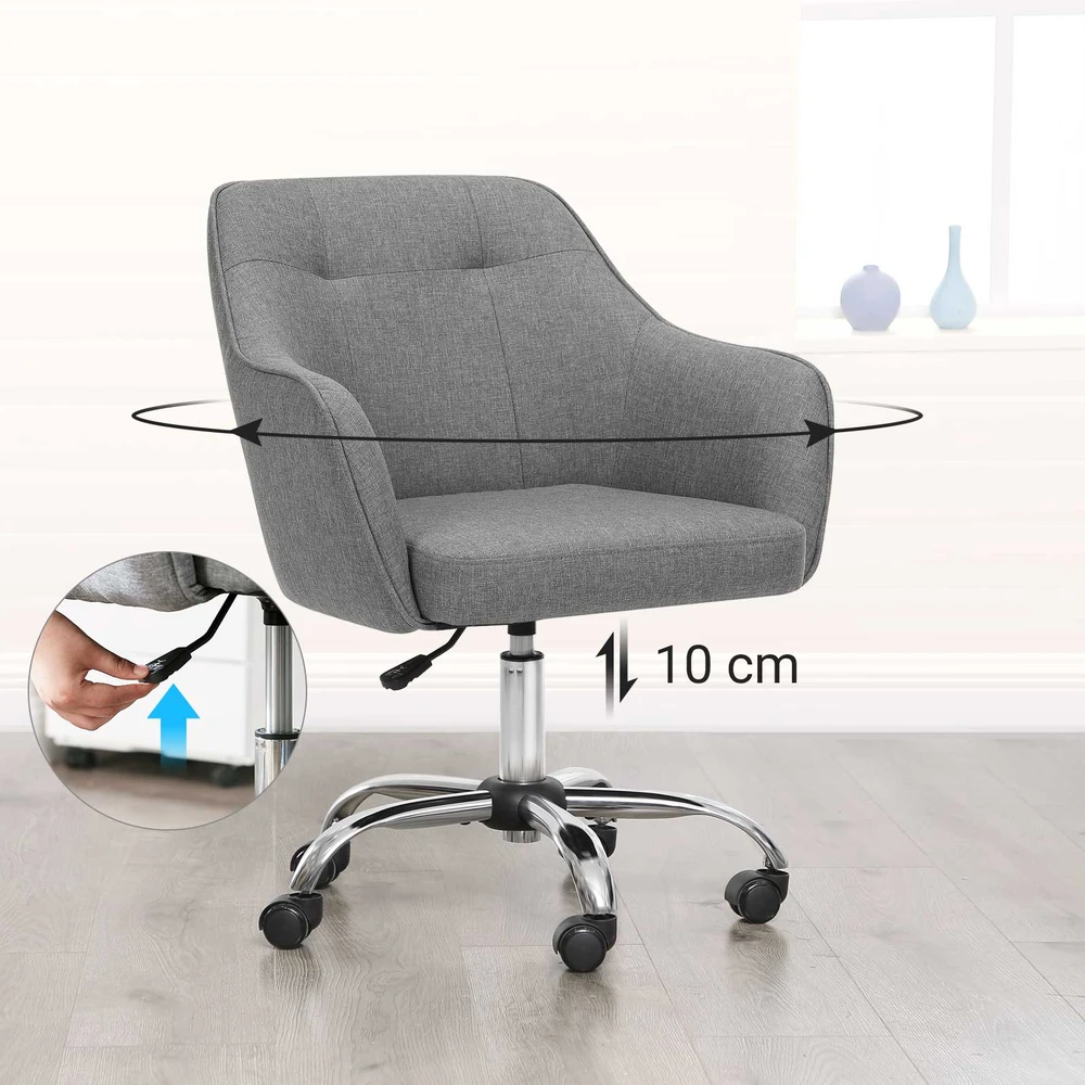 Songmics Reguliuojamo aukščio kompiuterio kėdė