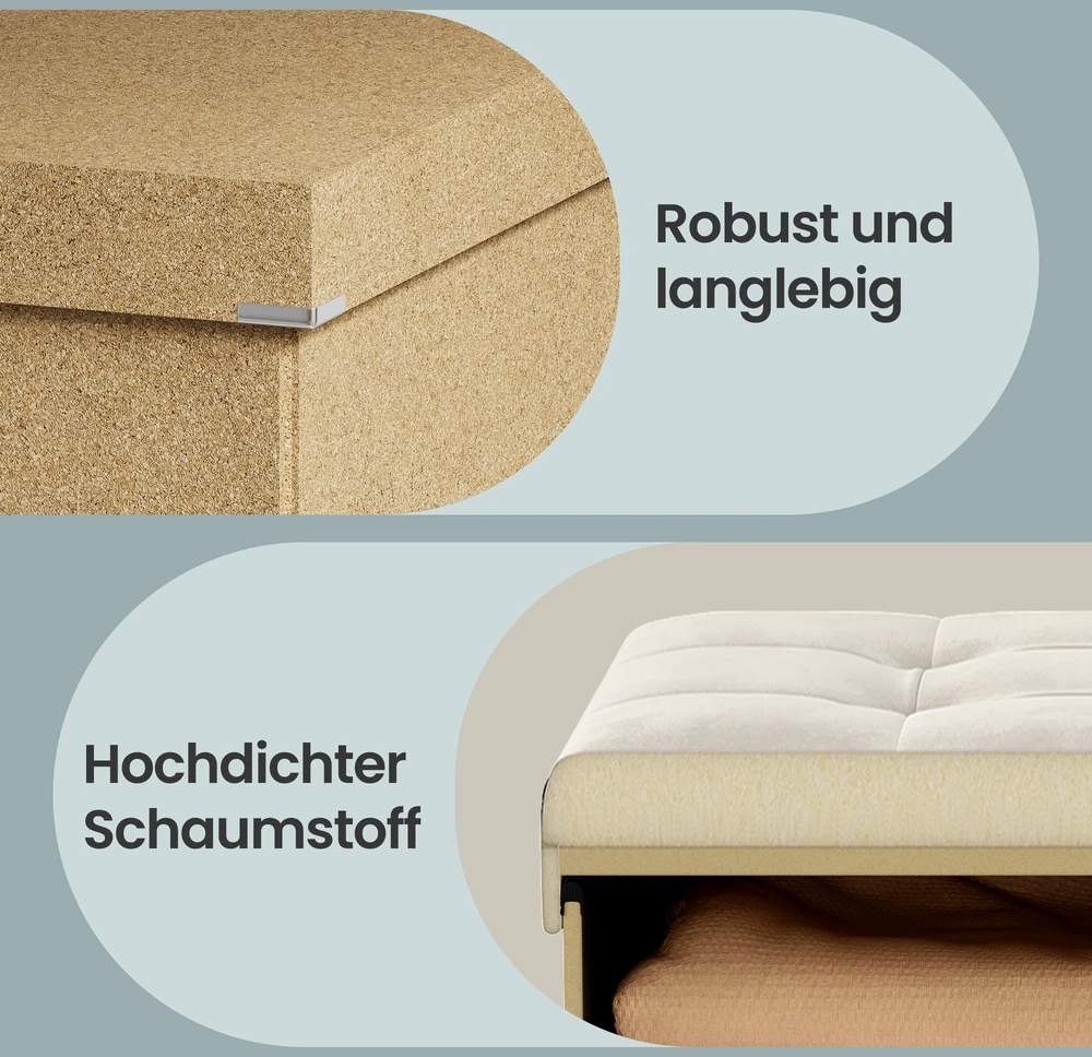 Songmics Pufas 38 x 76 x 38 cm