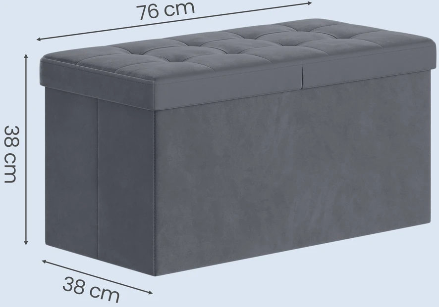 Songmics Pufas 38 x 76 x 38 cm