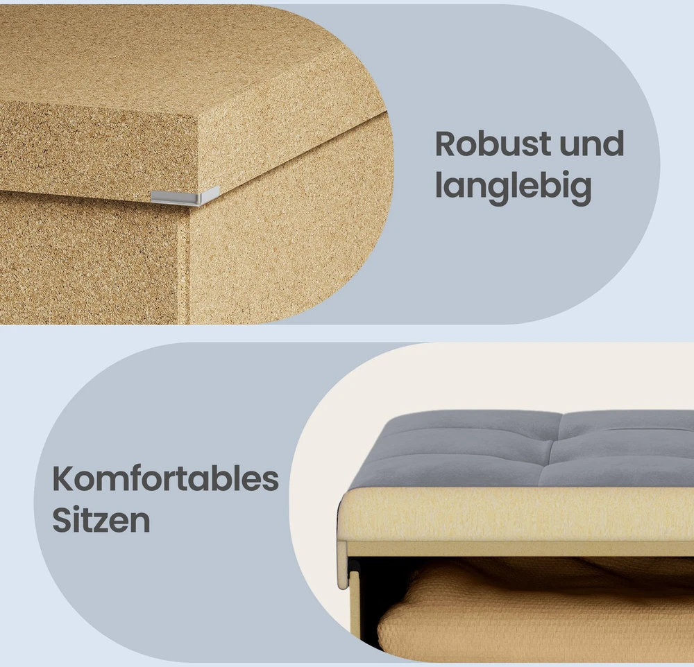 Songmics Pufas 38 x 76 x 38 cm