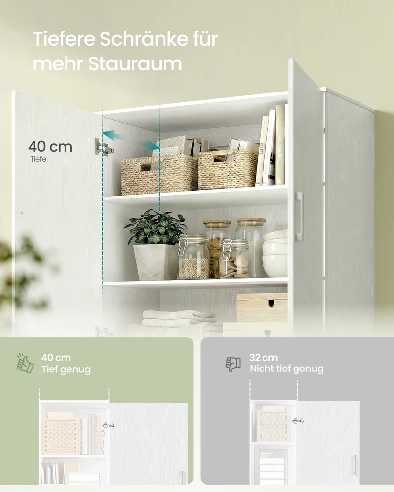 Songmics Spintelė 80 x 40 x 180 cm
