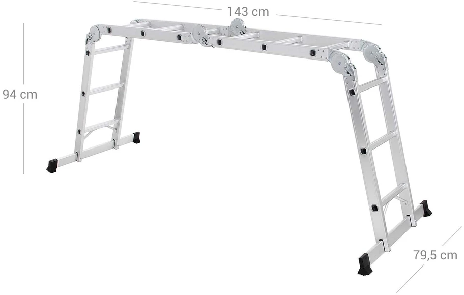 Songmics Daugiafunkcinės kopėčios 350 cm