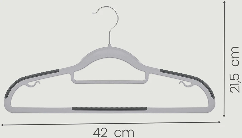 SONGMICS plastikiniai drabužių pakabai, 50 vnt. rinkinys, pakabai