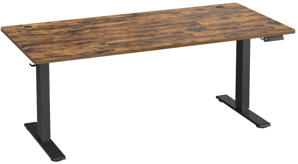 Songmics Reguliuojamo aukščio stalas 180 x 80 x 72-120cm