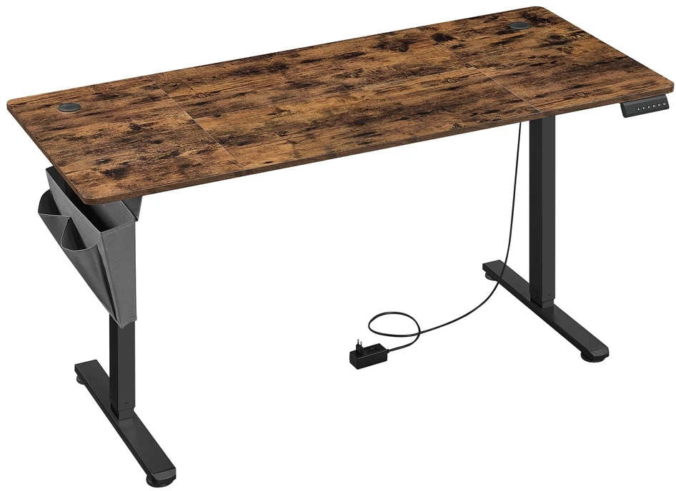 Songmics Reguliuojamo aukščio stalas 70 x 160 x (72-120) cm