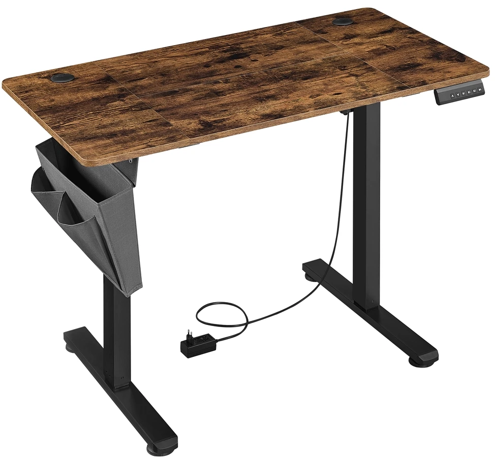 Songmics Reguliuojamo aukščio stalas 60 x 120 x (72-120) cm
