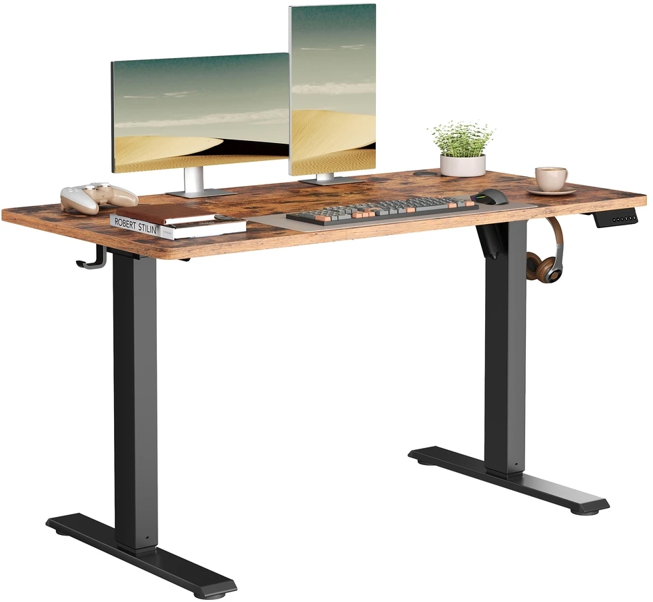 Songmics Reguliuojamo aukščio stalas 120 x 60 x 72-120cm